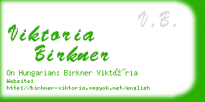 viktoria birkner business card